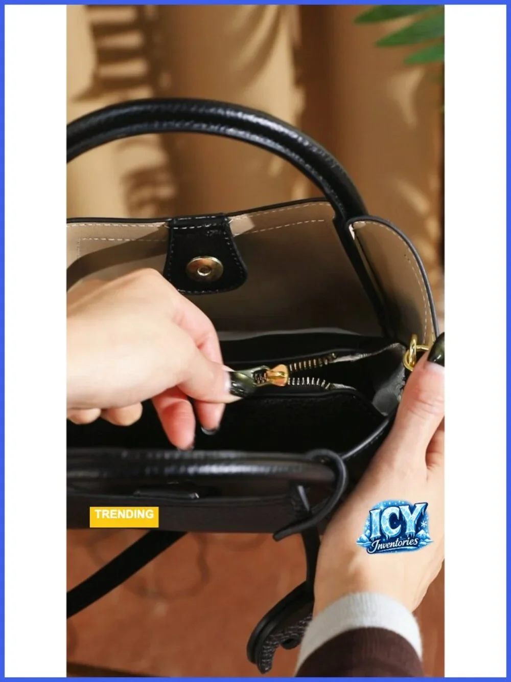Women's Faux Leather Crossbody Purse Mini Handbag Top Handle Adjustable Strap
